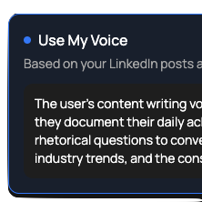 Posts that sound 100% like you